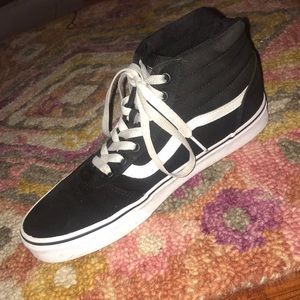 Black high top vans